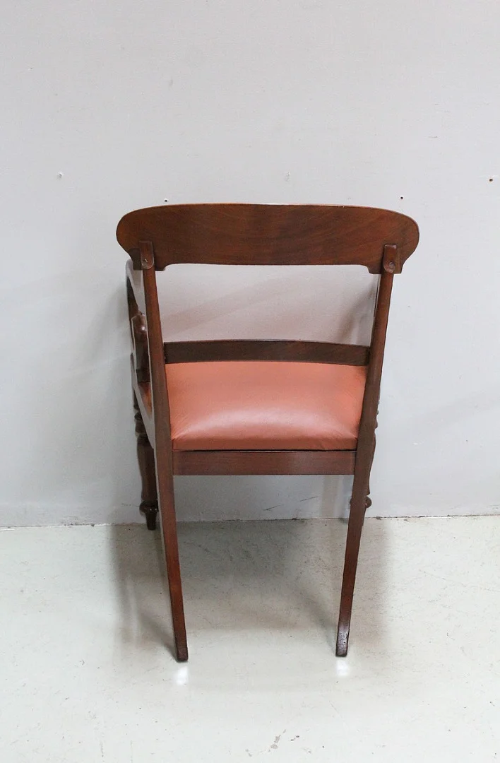 Fauteuil de bureau à crosses Victorien – XIXème