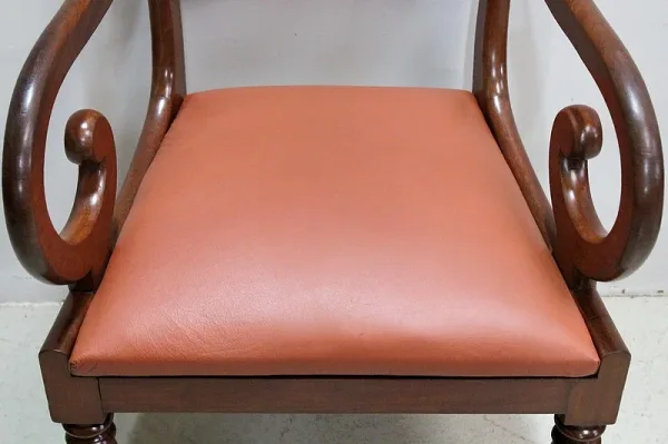 Office chair with Victorian butts - XIXth