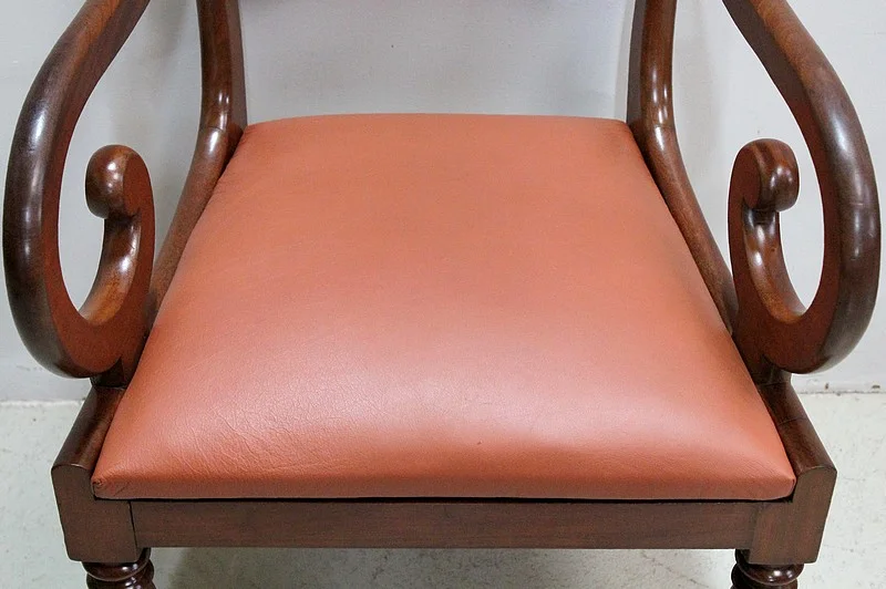 Fauteuil de bureau à crosses Victorien – XIXème