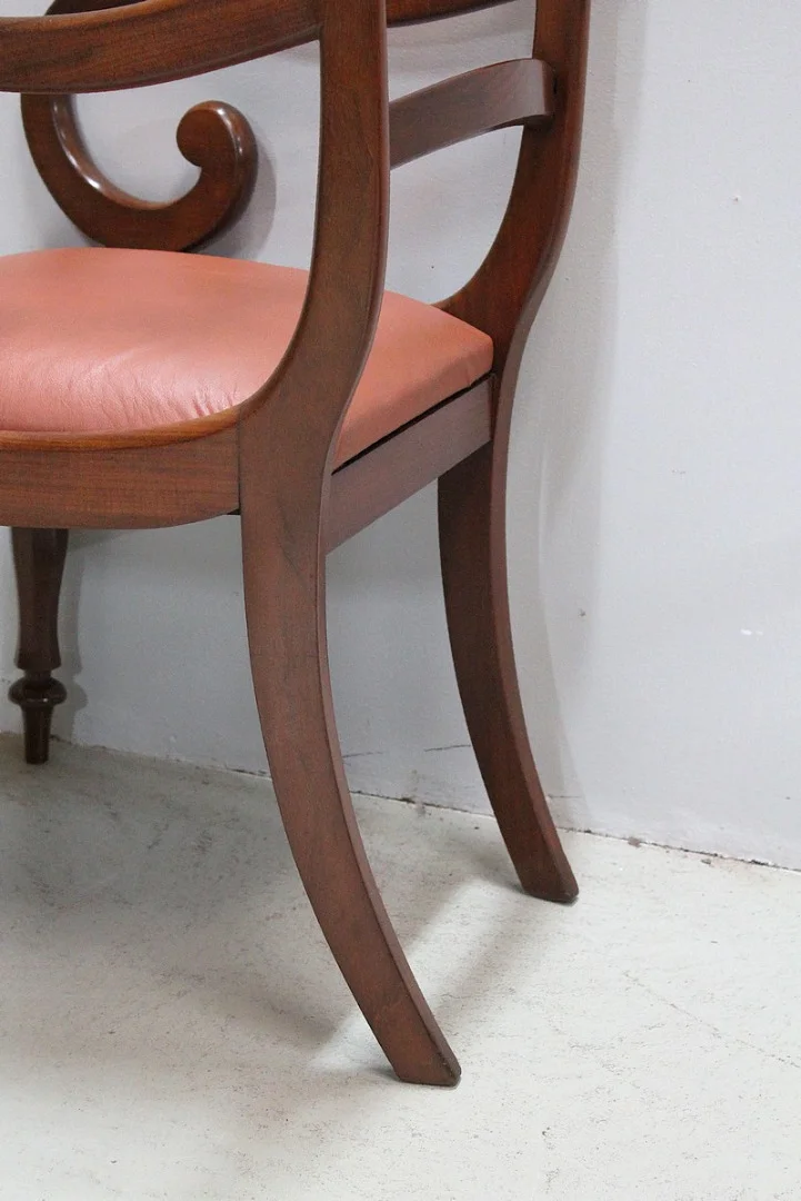 Fauteuil de bureau à crosses Victorien – XIXème