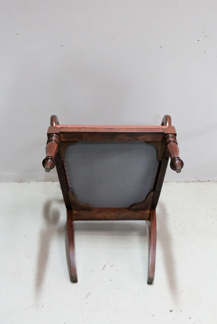 Fauteuil de bureau à crosses Victorien – XIXème