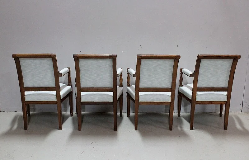 Suite 4 Armchairs Directoire Period - XVIII