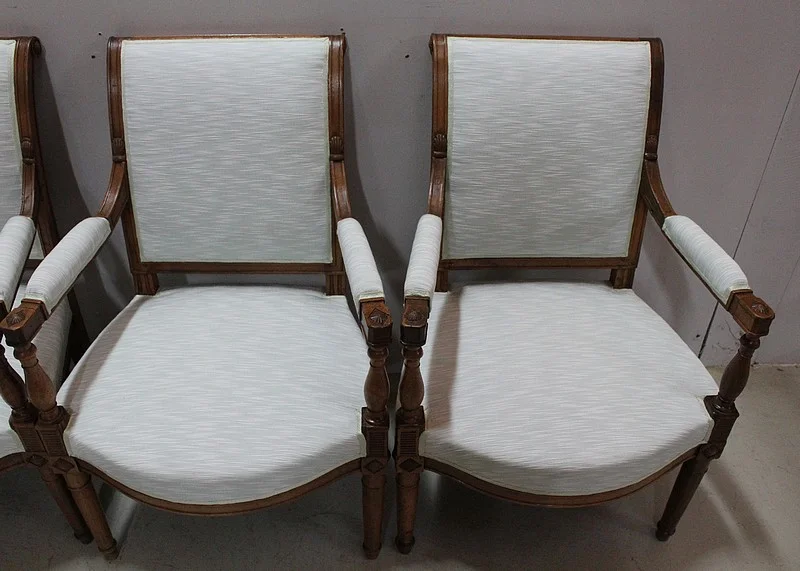 Suite 4 Armchairs Directoire Period - XVIII