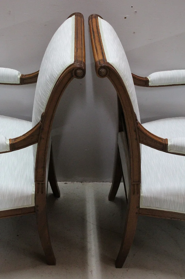 Suite 4 Armchairs Directoire Period - XVIII