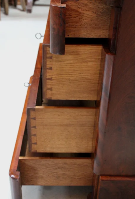 Rare Small Secretary-Convenient Restoration - Nineteenth