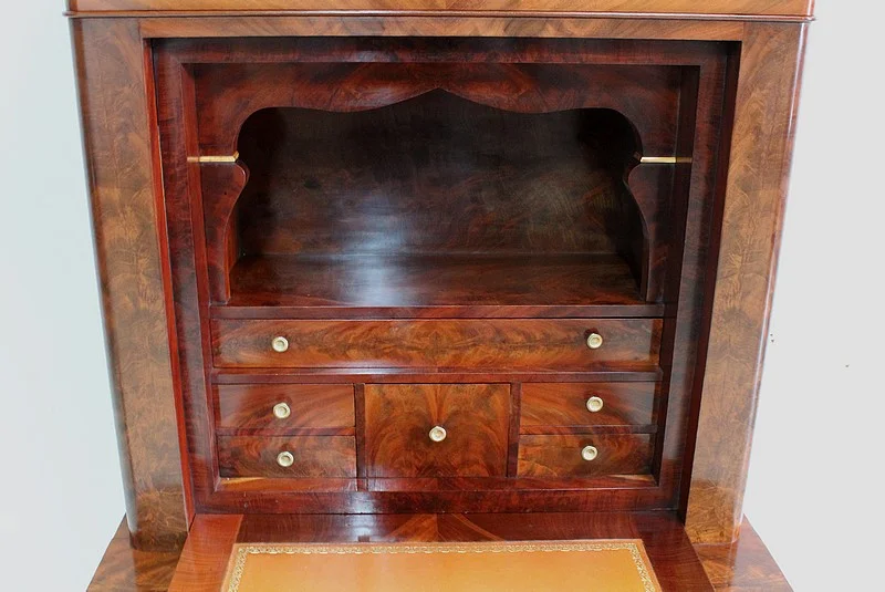 Rare Small Secretary-Convenient Restoration - Nineteenth