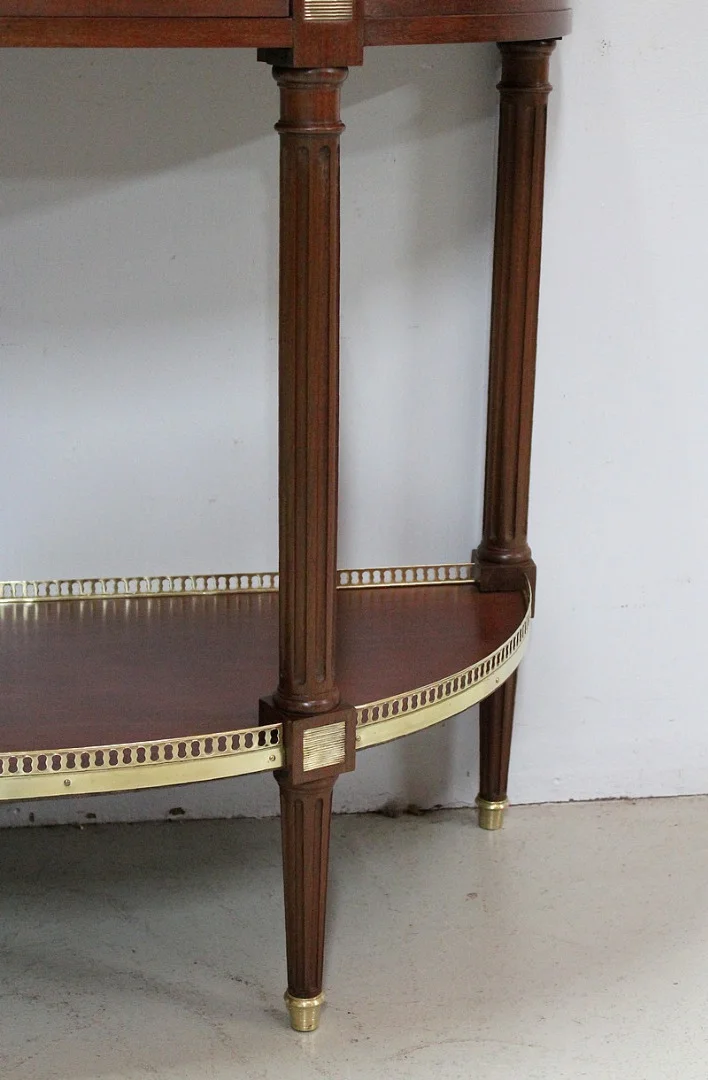 Half-moon console Louis XVI - nineteenth