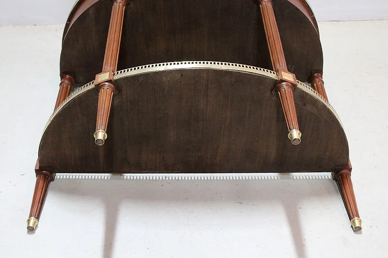 Half-moon console Louis XVI - nineteenth