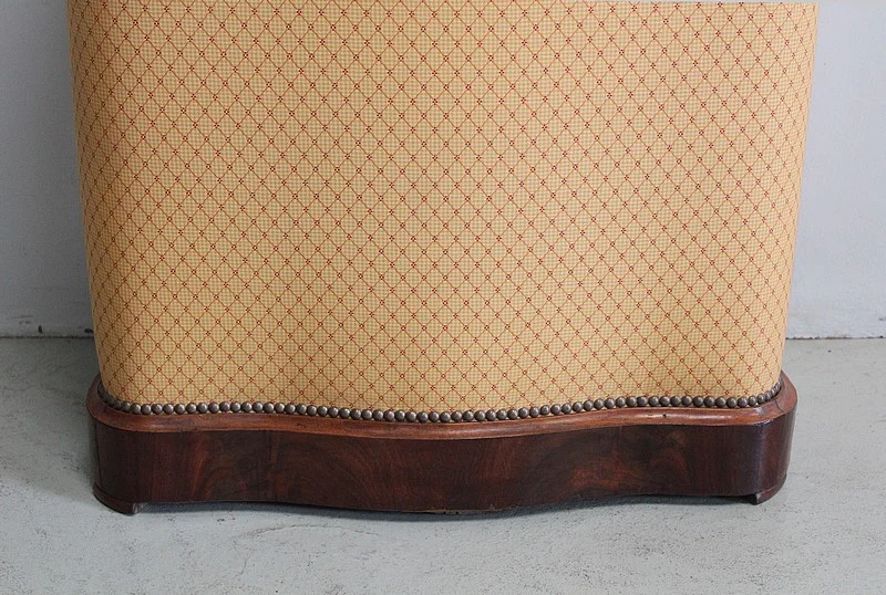Coffre à linge Napoléon III matelassé – XIXème