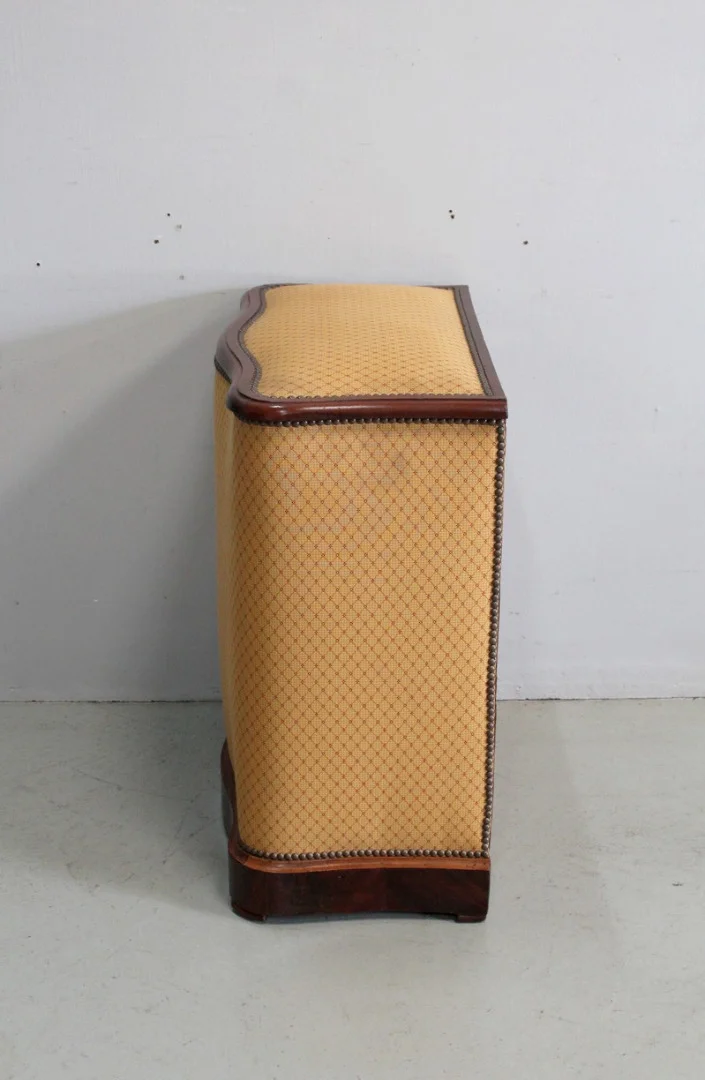 Coffre à linge Napoléon III matelassé – XIXème