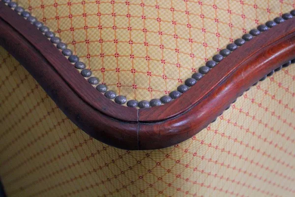 Coffre à linge Napoléon III matelassé – XIXème