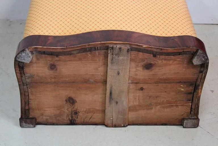 Coffre à linge Napoléon III matelassé – XIXème