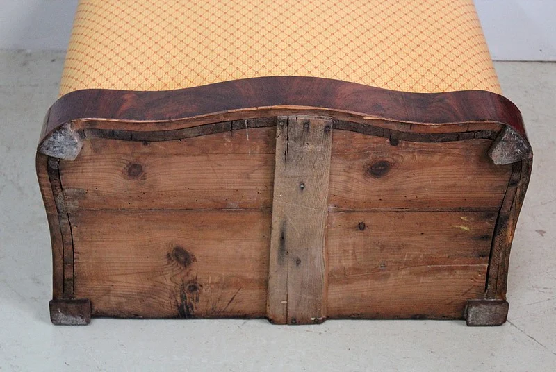 Coffre à linge Napoléon III matelassé – XIXème