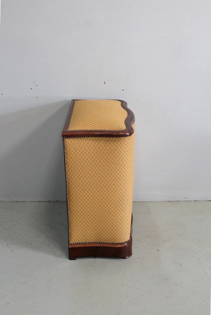 Coffre à linge Napoléon III matelassé – XIXème