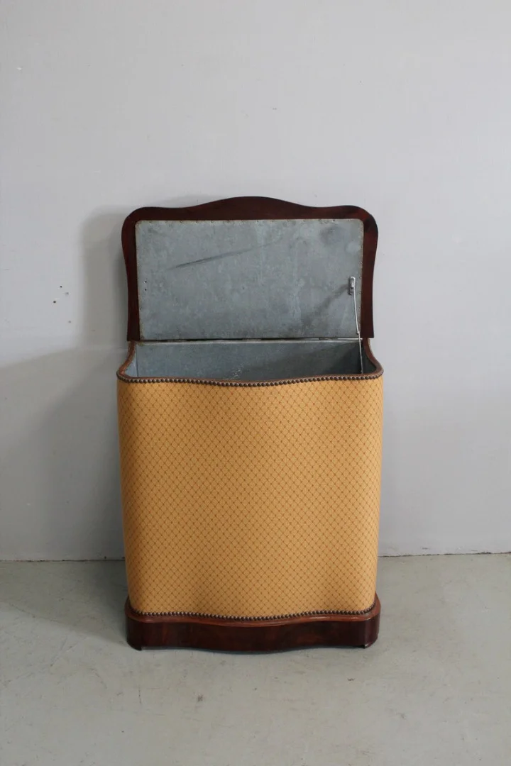 Coffre à linge Napoléon III matelassé – XIXème