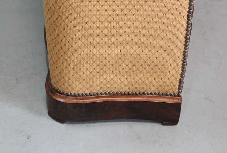 Coffre à linge Napoléon III matelassé – XIXème