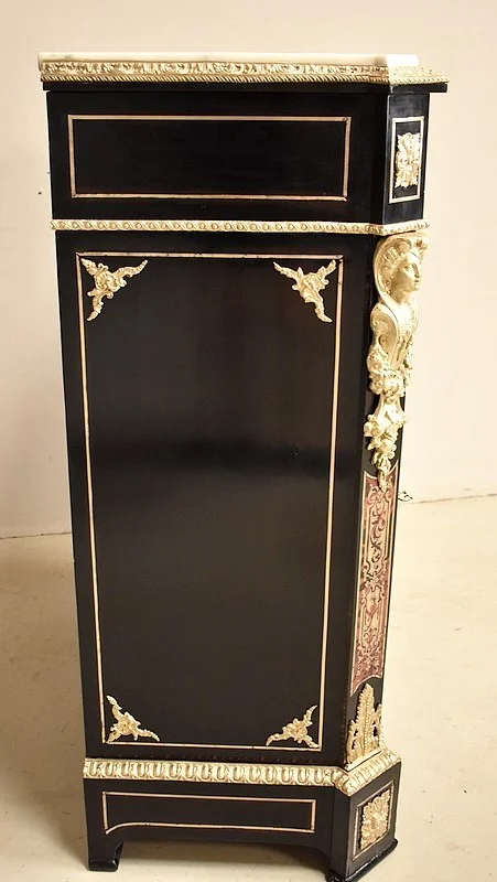 Meuble NAPOLEON III en Marqueterie "Boulle" XIXe