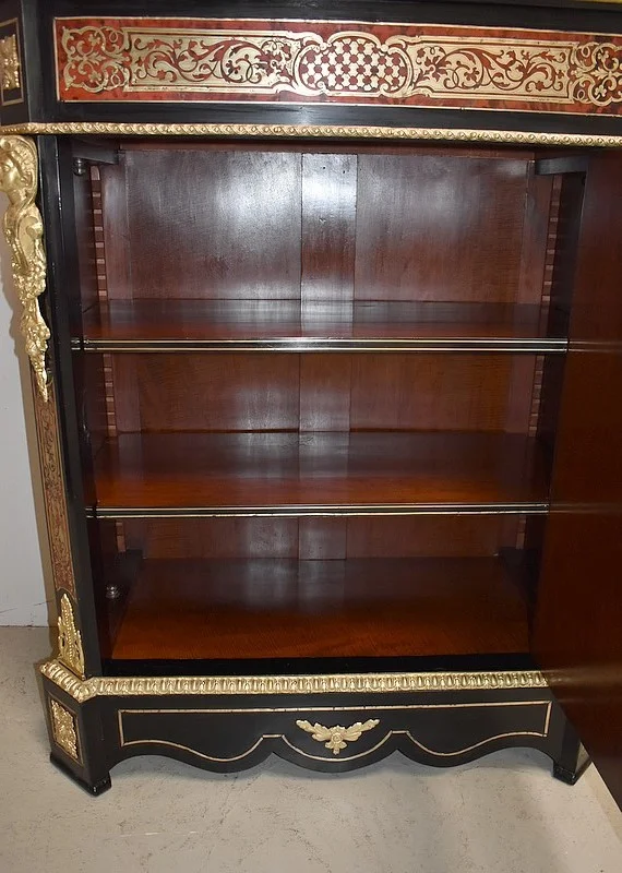 Meuble NAPOLEON III en Marqueterie "Boulle" XIXe