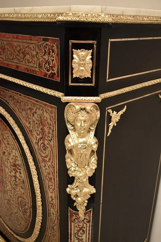 Meuble NAPOLEON III en Marqueterie "Boulle" XIXe