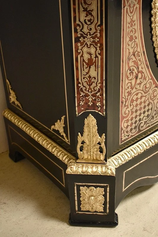 Meuble NAPOLEON III en Marqueterie "Boulle" XIXe
