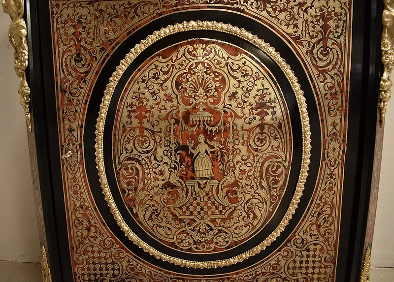 Meuble NAPOLEON III en Marqueterie "Boulle" XIXe