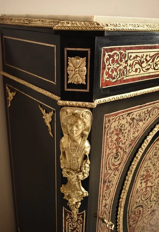 Meuble NAPOLEON III en Marqueterie "Boulle" XIXe