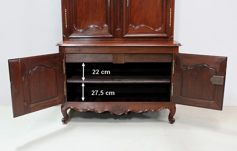 Buffet two-body port Louis XV - XVIII