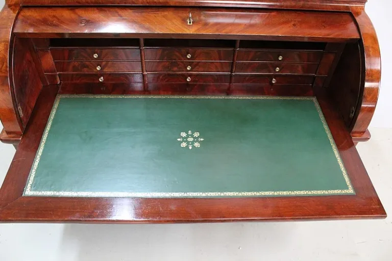 Imposing desk with Directoire cylinder - XVIII