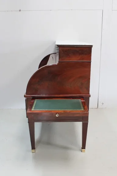 Imposing desk with Directoire cylinder - XVIII