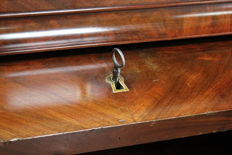 Imposant bureau à cylindre Directoire – XVIIIème