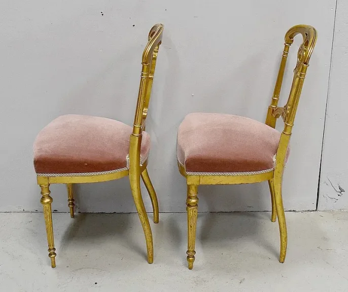 PAAR NAPOLEON III ZEITRAUMSTÜHLE