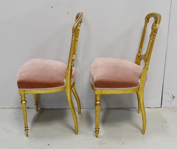 PAIR OF NAPOLEON III PERIOD CHAIRS