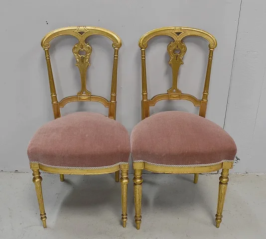 PAIR OF NAPOLEON III PERIOD CHAIRS