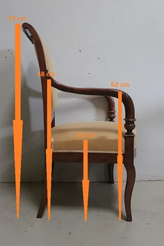 PAIR OF FRENCH DIRECTOIRE PERIOD ARMCHAIRS