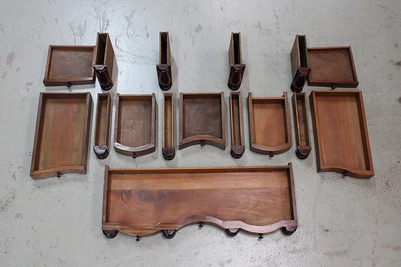 FRENCH BUREAU BOOKCASE