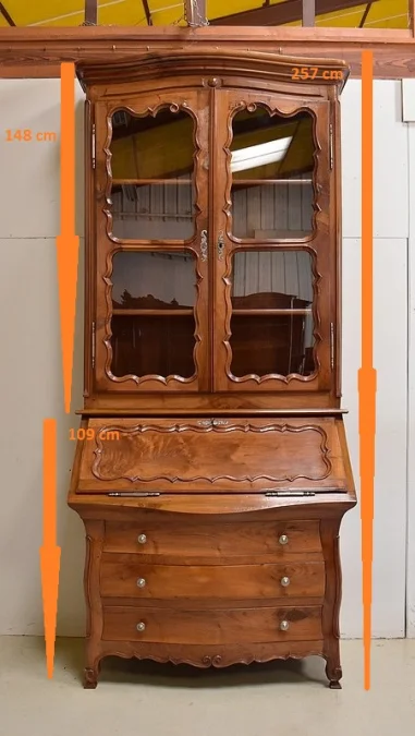 FRENCH BUREAU BOOKCASE