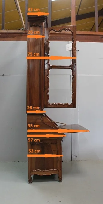 FRENCH BUREAU BOOKCASE