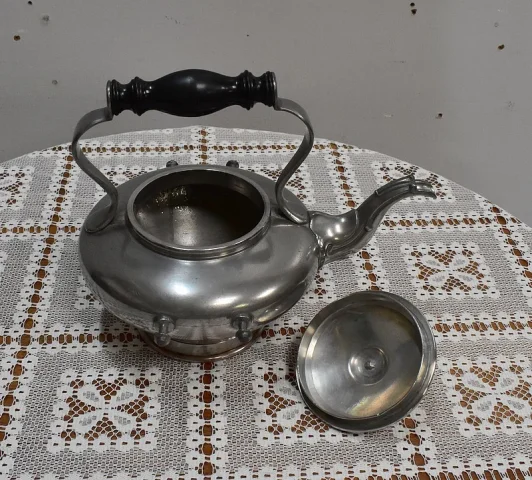 Samovar en Cuivre Argenté, style Louis XV – 2ème moitié du XIXe