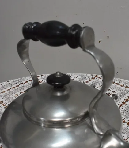 Samovar en Cuivre Argenté, style Louis XV – 2ème moitié du XIXe