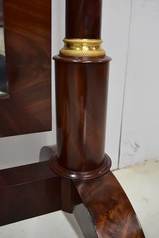 Psyché en Placage de Ronce d’Acajou, époque 2nd Empire Napoléon Ier – Début XIXe