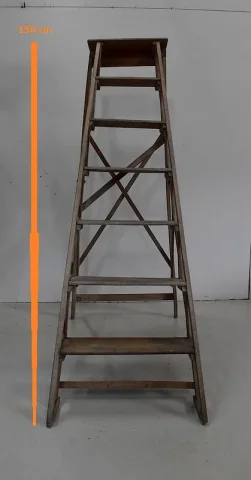 Escabeau de Métier Pliable en Hêtre – 1940