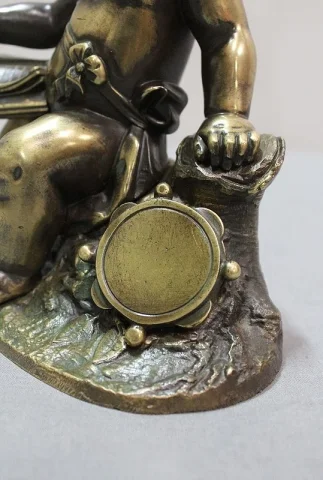 Bronze d’Enfant Musicien – Fin XIXe