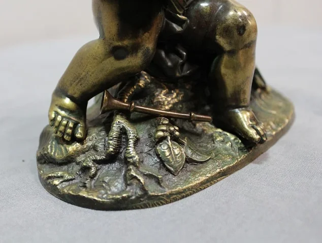 Bronze d’Enfant Musicien – Fin XIXe