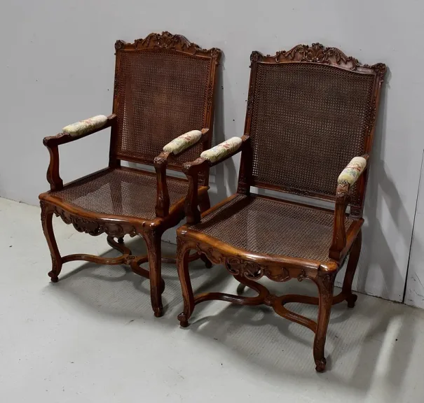 PAAR FRANZÖSISCHER REGENCY-SESSEL