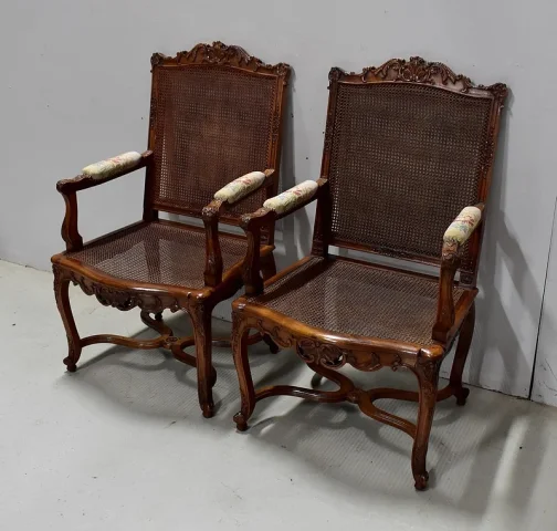PAAR FRANSE REGENCYSTIJLSTOELEN