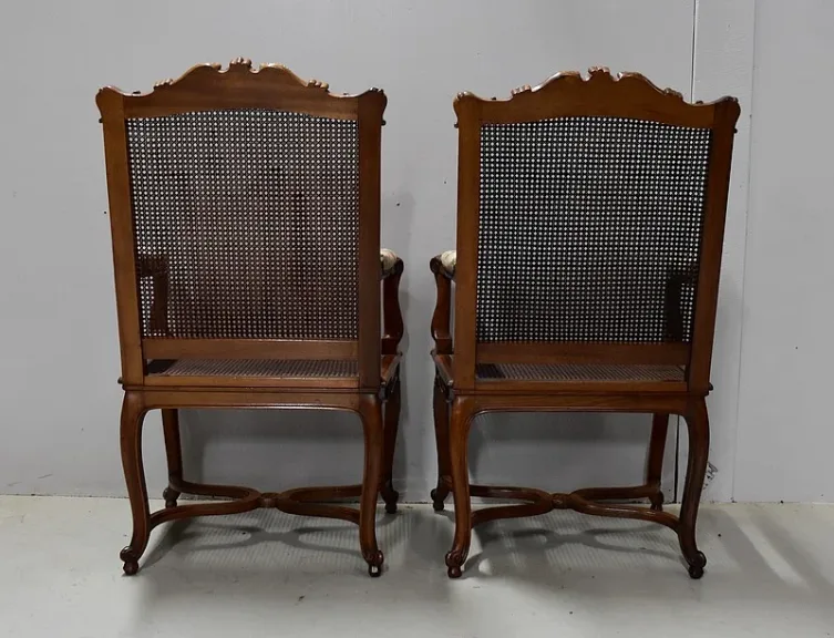 PAAR FRANZÖSISCHER REGENCY-SESSEL