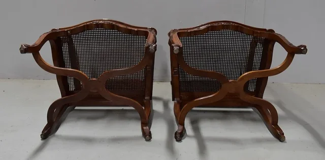 PAAR FRANSE REGENCYSTIJLSTOELEN