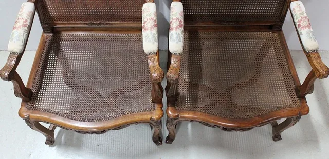 PAAR FRANSE REGENCYSTIJLSTOELEN