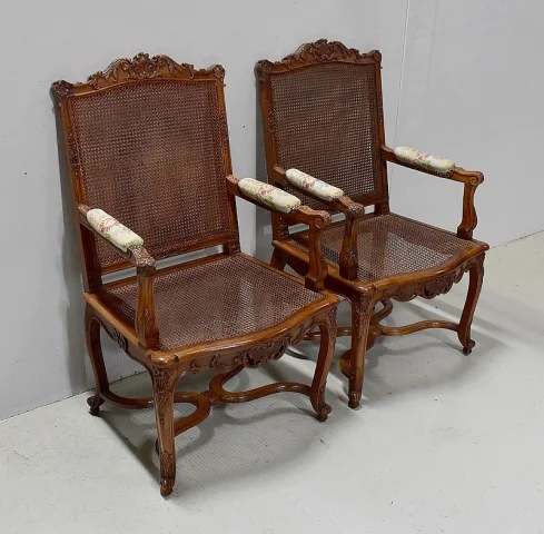 PAAR FRANSE REGENCYSTIJLSTOELEN