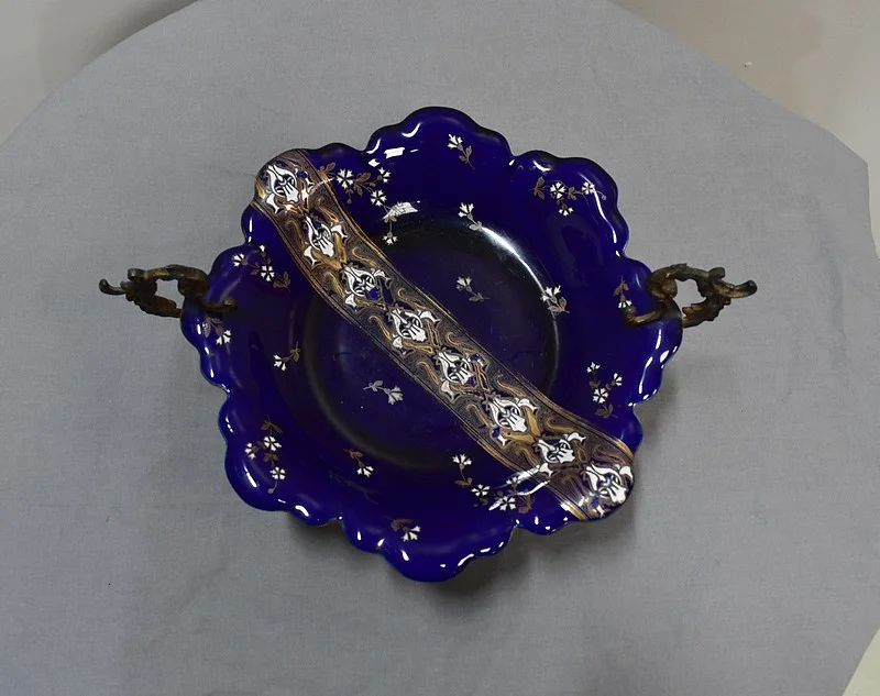 Coupe en Porcelaine Bleue de Lunéville, Napoléon III – 2ème partie du XIXe